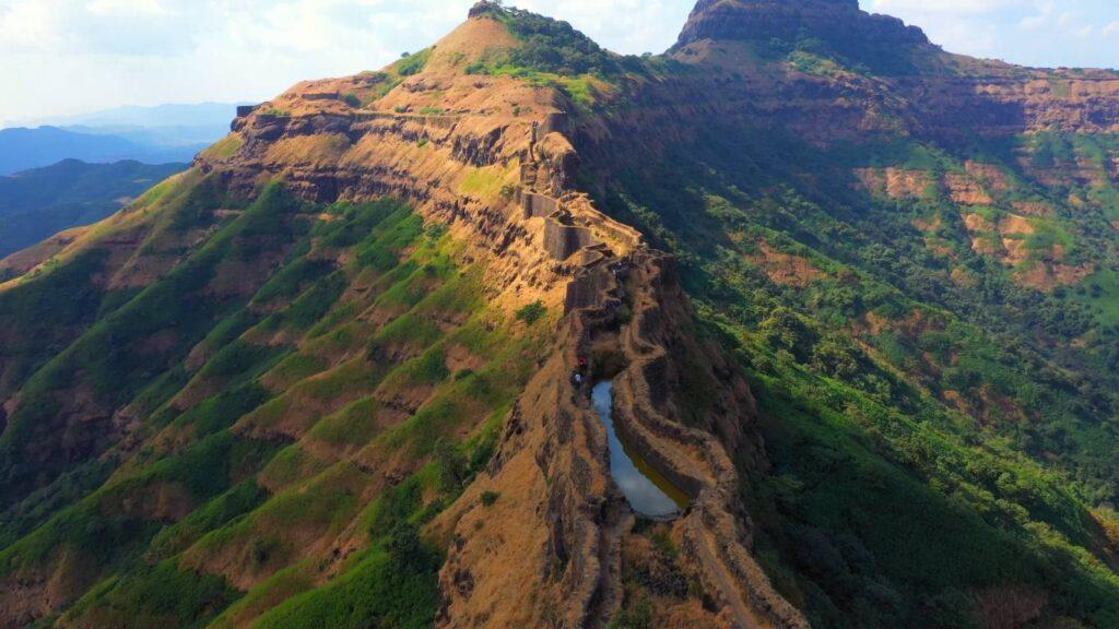 Raigad Fort Top View