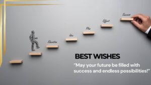 Cherished Best Wishes for future success