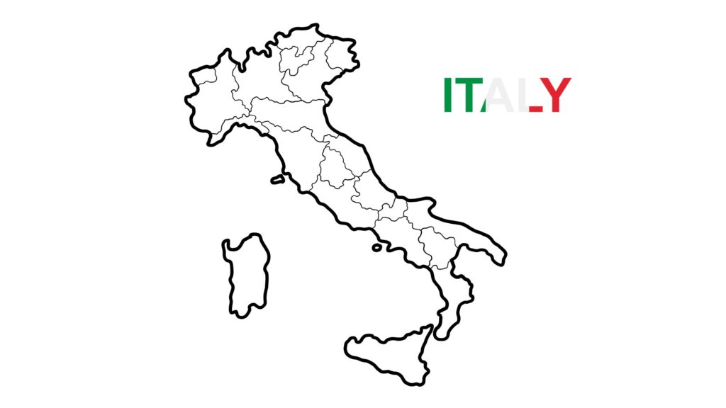 MAP ITALY