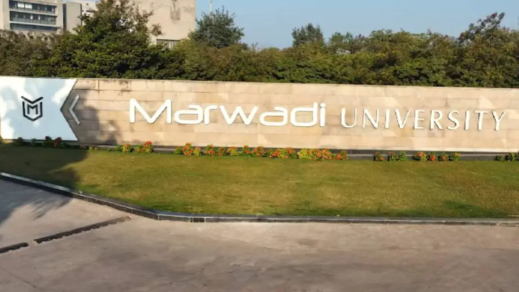 Marwadi university  rajkot FRONT