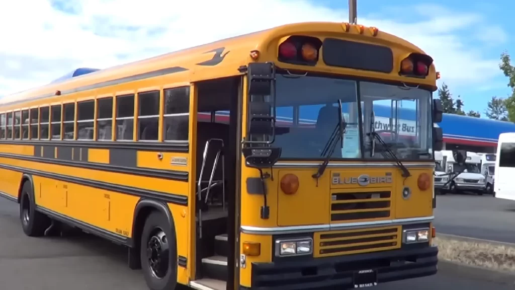 Old American School Buses